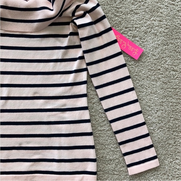 Lilly Pulitzer Clarette Off The Shoulder Sweater - Picture 5 of 6